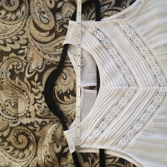 Fundamental Things sleeveless top blouse size S color white - Picture 9 of 14